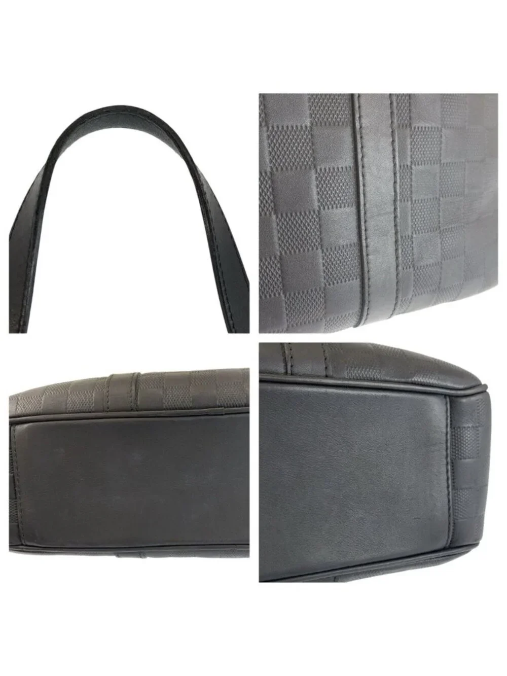 Louis Vuitton Damier Infini Tadao PM Onyx Black Tote Business